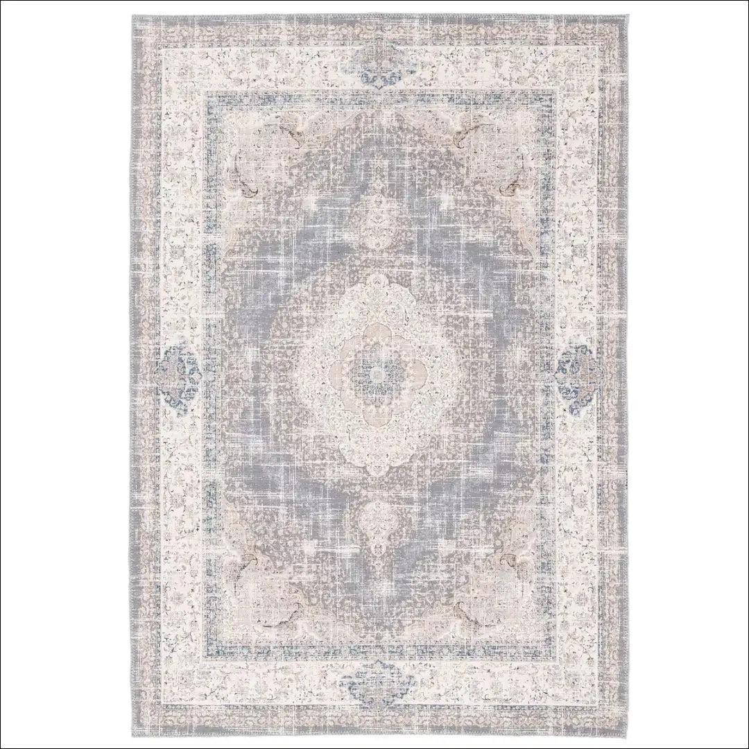 Kilimas RU996 - €42 Save 50% 25-50, __label:Pristatymas 1-2 d.d., color-pilka, color-smelio, Dydis-80-x-150-cm 80 cm x