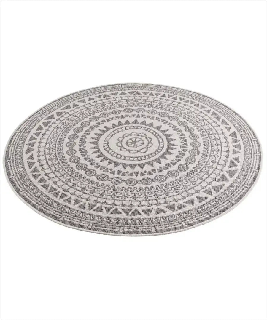 Kilimas terasai RU1080 - €95 Save 50% 50-100, __label:Pristatymas 1-2 d.d., apvalus, color-kremas, color-ruda 200 cm