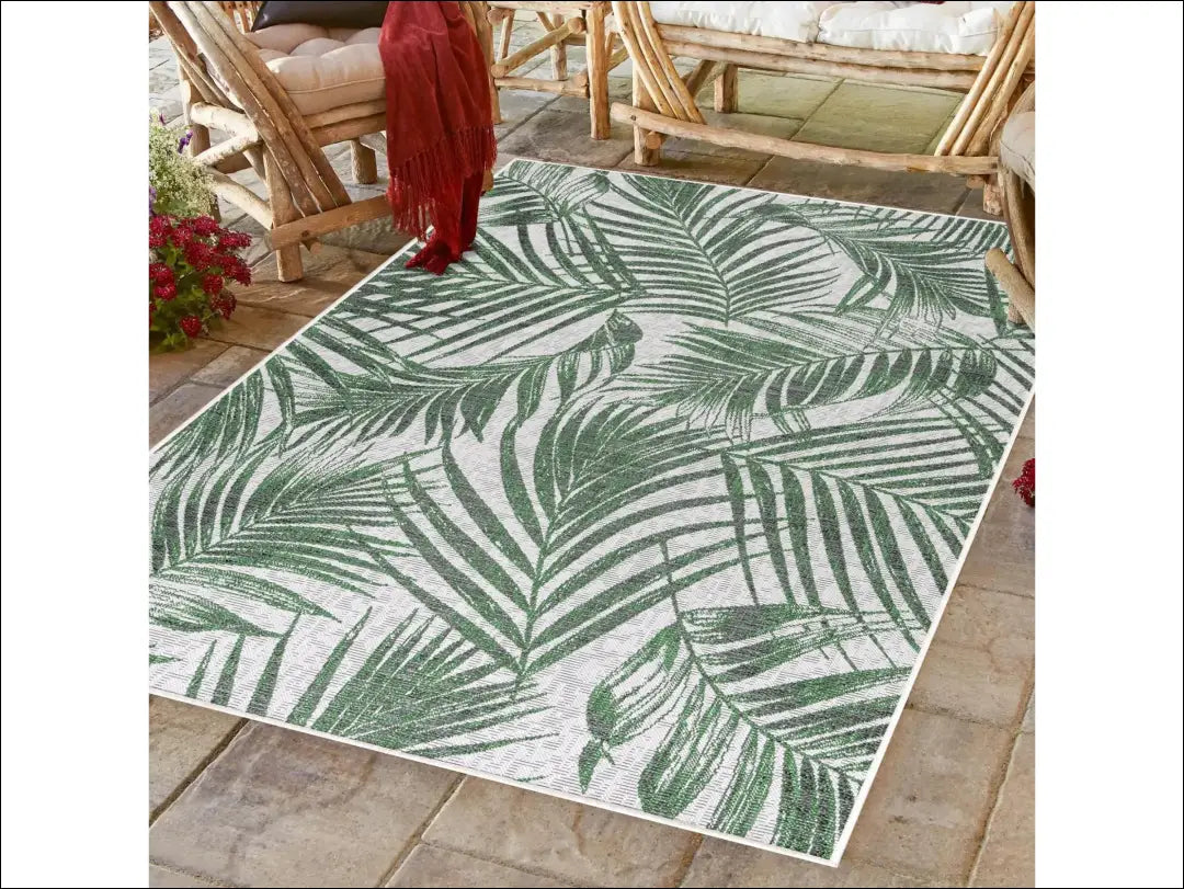 Kilimas terasai RU960 - €39 Save 50% 25-50, __label:Pristatymas 1-2 d.d., color-zalia, kilimai, lauko 120 cm x 170