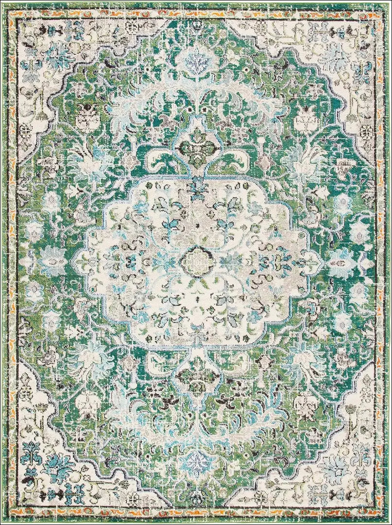 Kilimėlis RU1188 - €28 Save 50% 25-50, __label:Pristatymas 1-2 d.d., color-turkis, color-zalia, kilimai 60 cm x 130