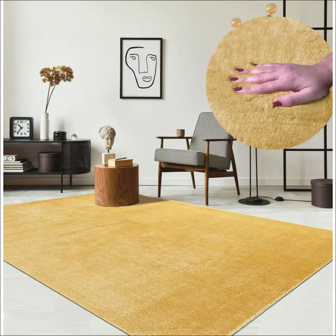 Kilimėlis RU1611 - €29 Save 50% 25-50, __label:Pristatymas 1-2 d.d., color-geltona, Dydis-60-x-110-cm, kilimai 60 cm x