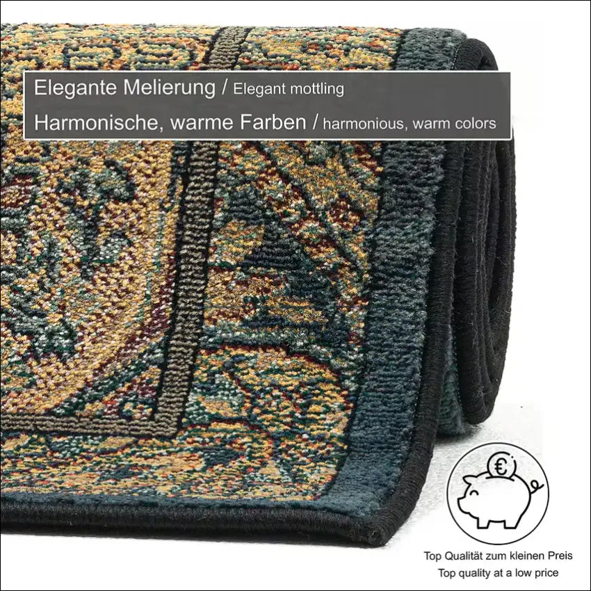Kilimėlis RU911 - €21 Save 50% __label:Pristatymas 1-2 d.d., color-marga, color-margas, color-zalia, kilimai 40 cm x 60