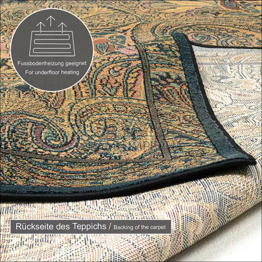 Kilimėlis RU911 - €21 Save 50% __label:Pristatymas 1-2 d.d., color-marga, color-margas, color-zalia, kilimai 40 cm x 60