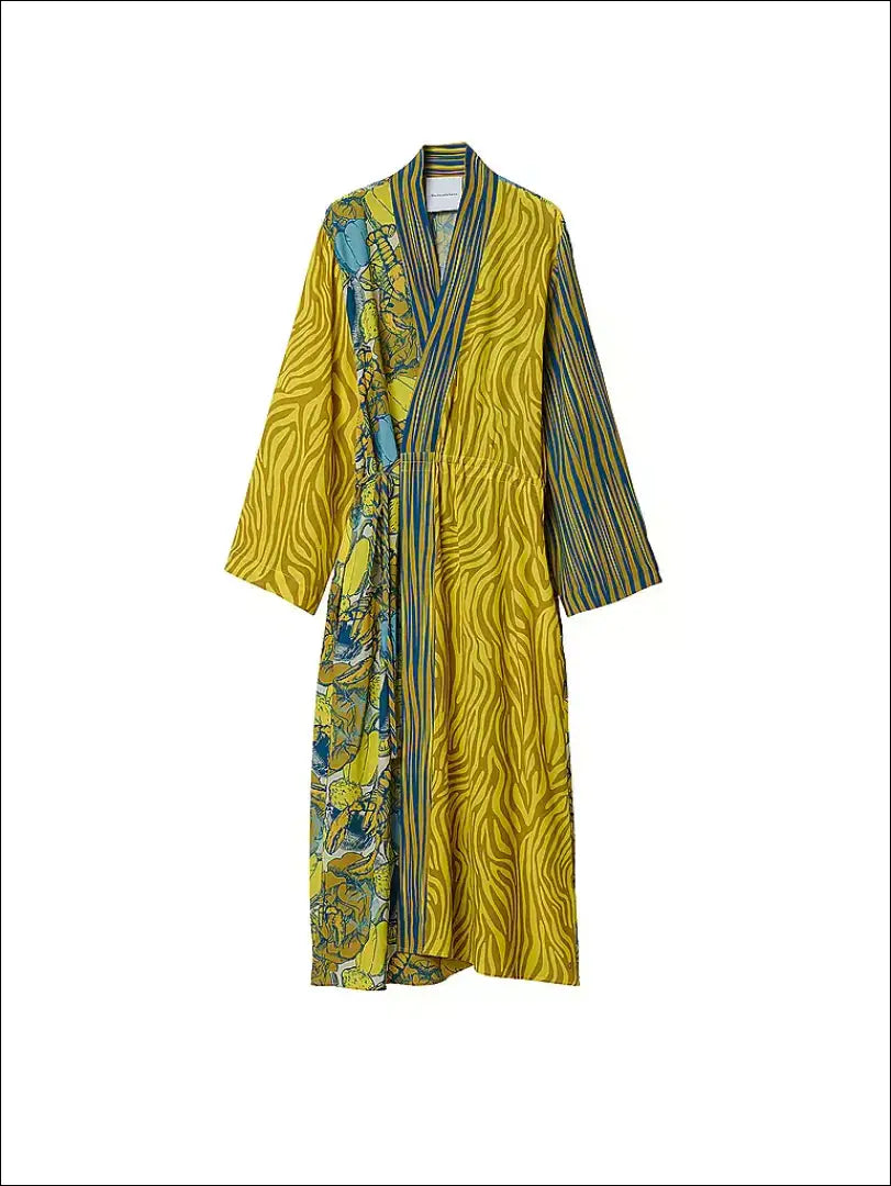 Kimono DR025 - 100-200, __label:Pristatymas 1-2 d.d., color-geltona, color-melyna, drabuziai €100 to €200 Kimonos