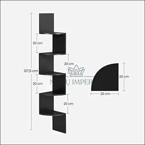 Knygų lentyna SM183 - €63 Save 30% 50-100, __label:Pristatymas 5-14 d.d., knygu-lentyna, notouch30, song 20x20x126cm