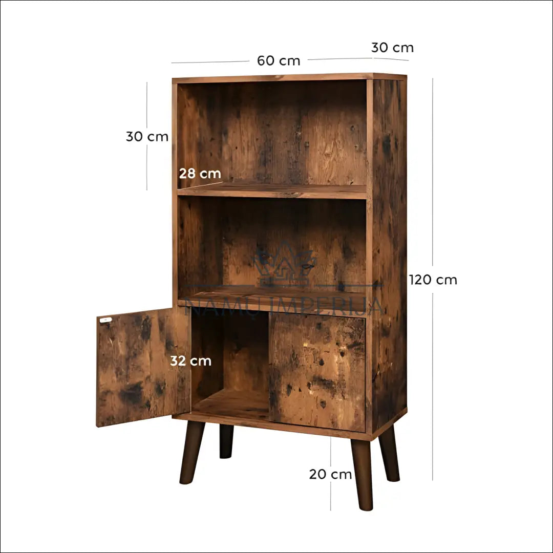 Knygų lentyna SM194 - €165 Save 30% 100-200, __label:Pristatymas 5-14 d.d., knygu-lentyna, notouch30, song 60x30x120cm