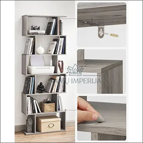 Knygų lentyna SM195 €105 Save 40% 100 200, __label:Pristatymas 5 14 d.d., knygu lentyna, notouch30, song 70x24x190.5cm