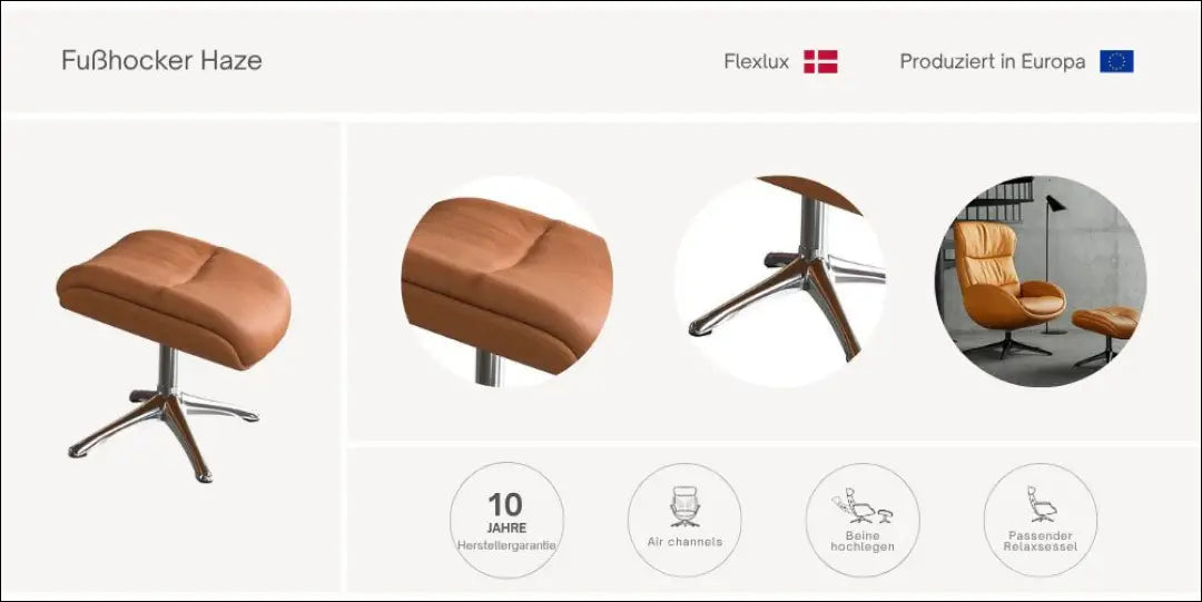Kojų kėdutė MI906 - €170 Save 50% 100-200, __label:Pristatymas 1-2 d.d., color-pilka, material-poliesteris, minksti