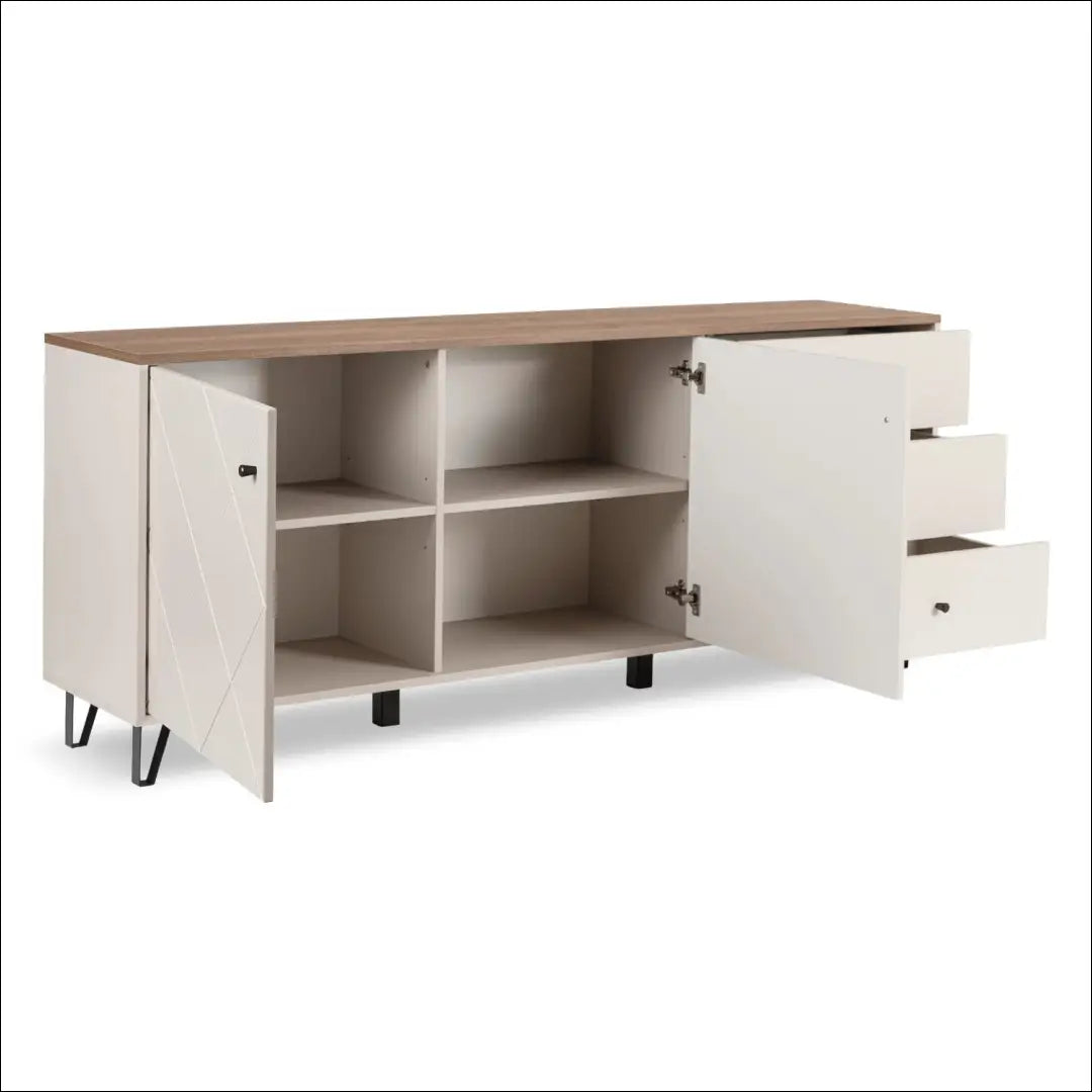 Komoda 183 cm kašmyro/Castello ąžuolo spalvos TE2534 - €286.94 Save 15% __label:Pristatymas 5-14 d.d., Newelite