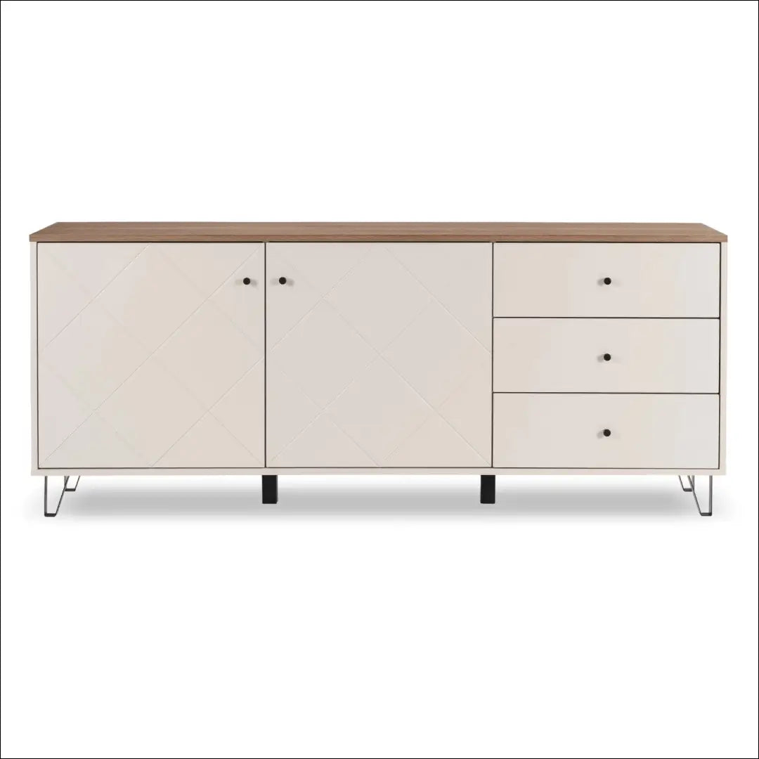 Komoda 183 cm kašmyro/Castello ąžuolo spalvos TE2534 - €286.94 Save 15% __label:Pristatymas 5-14 d.d., Newelite