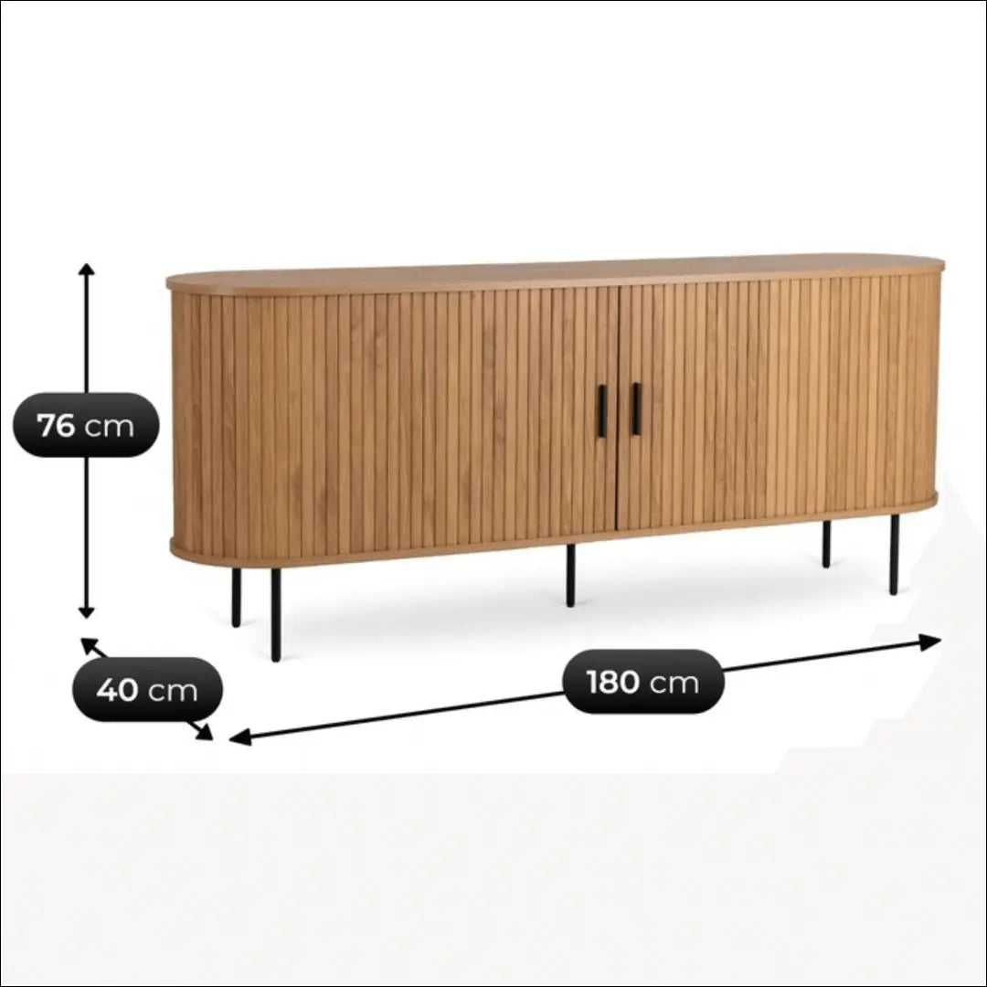 Komoda 2 durų ąžuolo spalvos 180 cm TE609 - €376 Save 15% __label:Pristatymas 5-14 d.d., elite, over-200, uzsakomi,