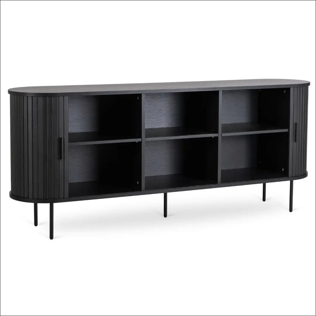 Komoda 2 durų juodos spalvos 180 cm TE610 - €376 Save 15% __label:Pristatymas 5-14 d.d., elite, over-200, uzsakomi,