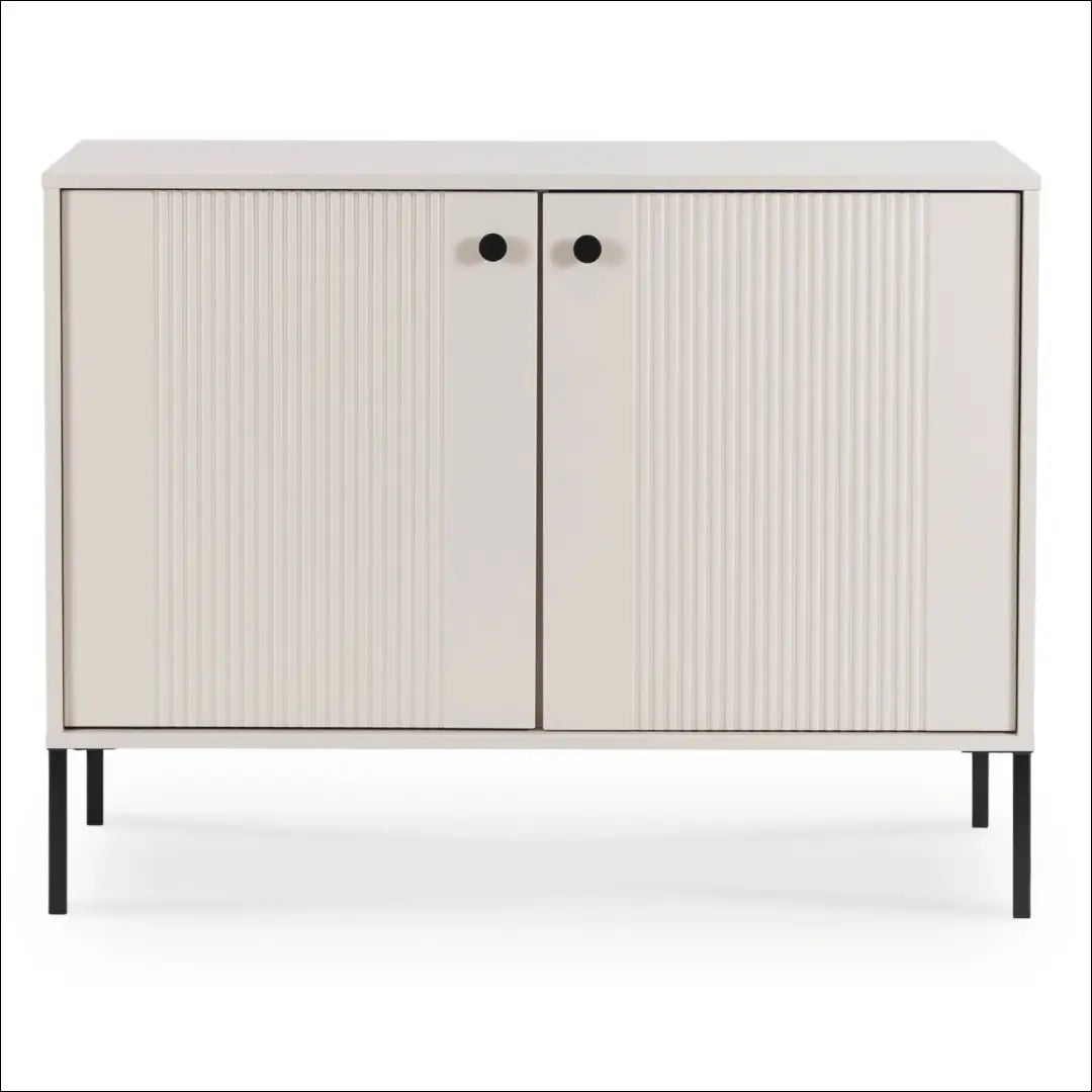 Komoda 2 durų su rievėtu fasadu kašmyro spalvos 104 cm TE677 - €173 Save 15% 100-200, __label:Pristatymas 5-14 d.d.,