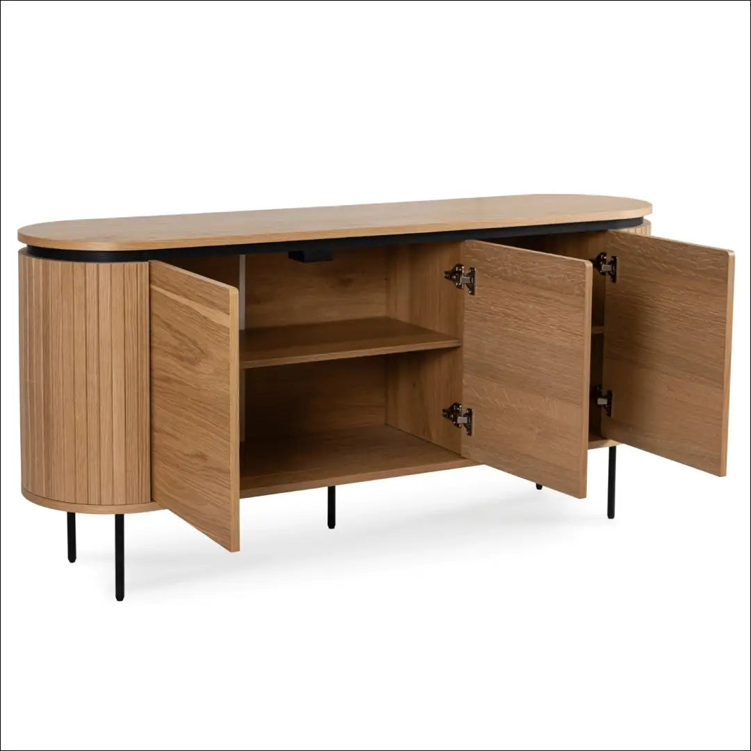 Komoda 3 durų ąžuolo spalvos 160 cm TE613 - €476 Save 15% __label:Pristatymas 5-14 d.d., elite, over-200, uzsakomi,