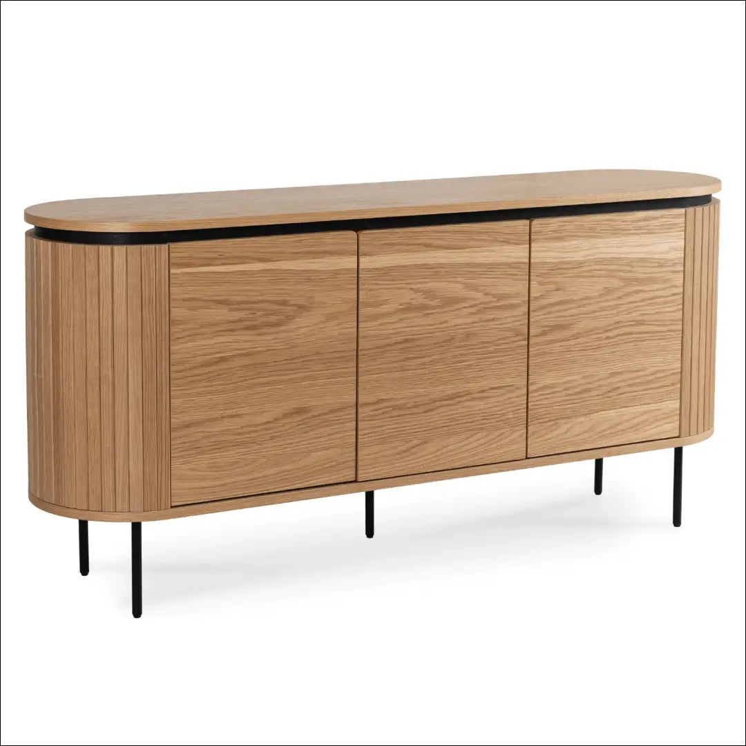 Komoda 3 durų ąžuolo spalvos 160 cm TE613 - €476 Save 15% __label:Pristatymas 5-14 d.d., elite, over-200, uzsakomi,