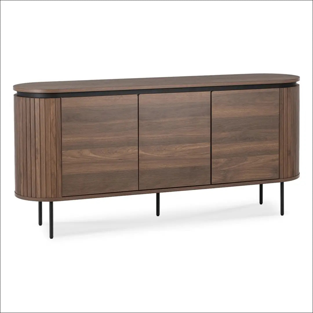 Komoda 3 durų riešuto spalvos 160 cm TE1076 - €387 Save 15% __label:Pristatymas 5-14 d.d., elite, over-200, uzsakomi,