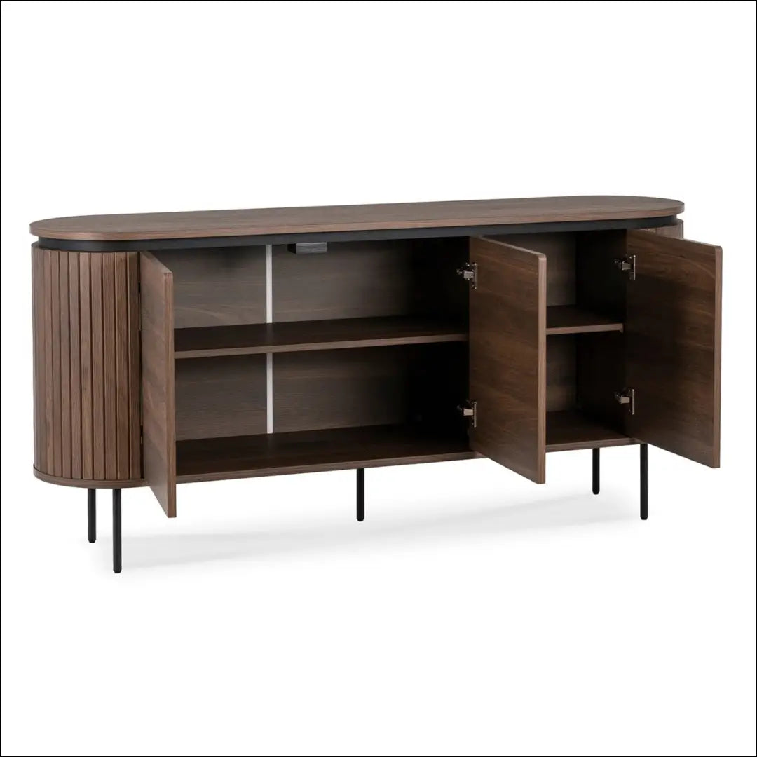 Komoda 3 durų riešuto spalvos 160 cm TE1076 - €387 Save 15% __label:Pristatymas 5-14 d.d., elite, over-200, uzsakomi,