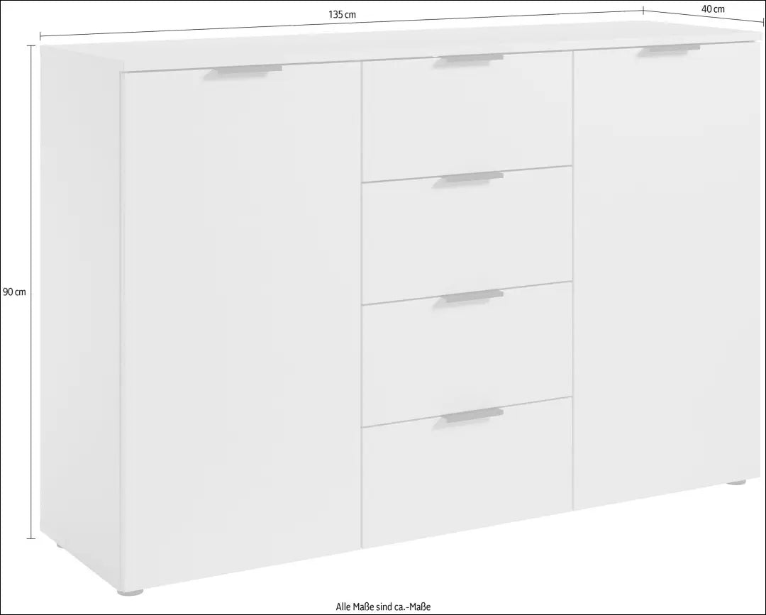 Komoda 4 stalčiai ir 2 durys kašmyras GA002 - €255 Save 20% __label:Pristatymas 5-14 d.d., over-200, uzsakomi komodos