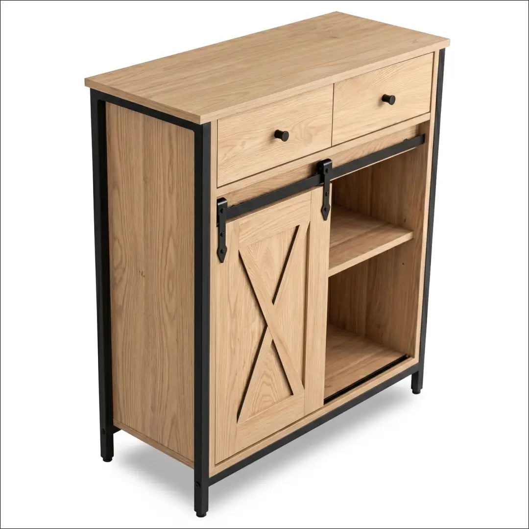 Komoda 70 cm ąžuolo/juodos spalvos TE2527 - €90.57 Save 15% __label:Pristatymas 5-14 d.d., Newelite Naujausi produktai
