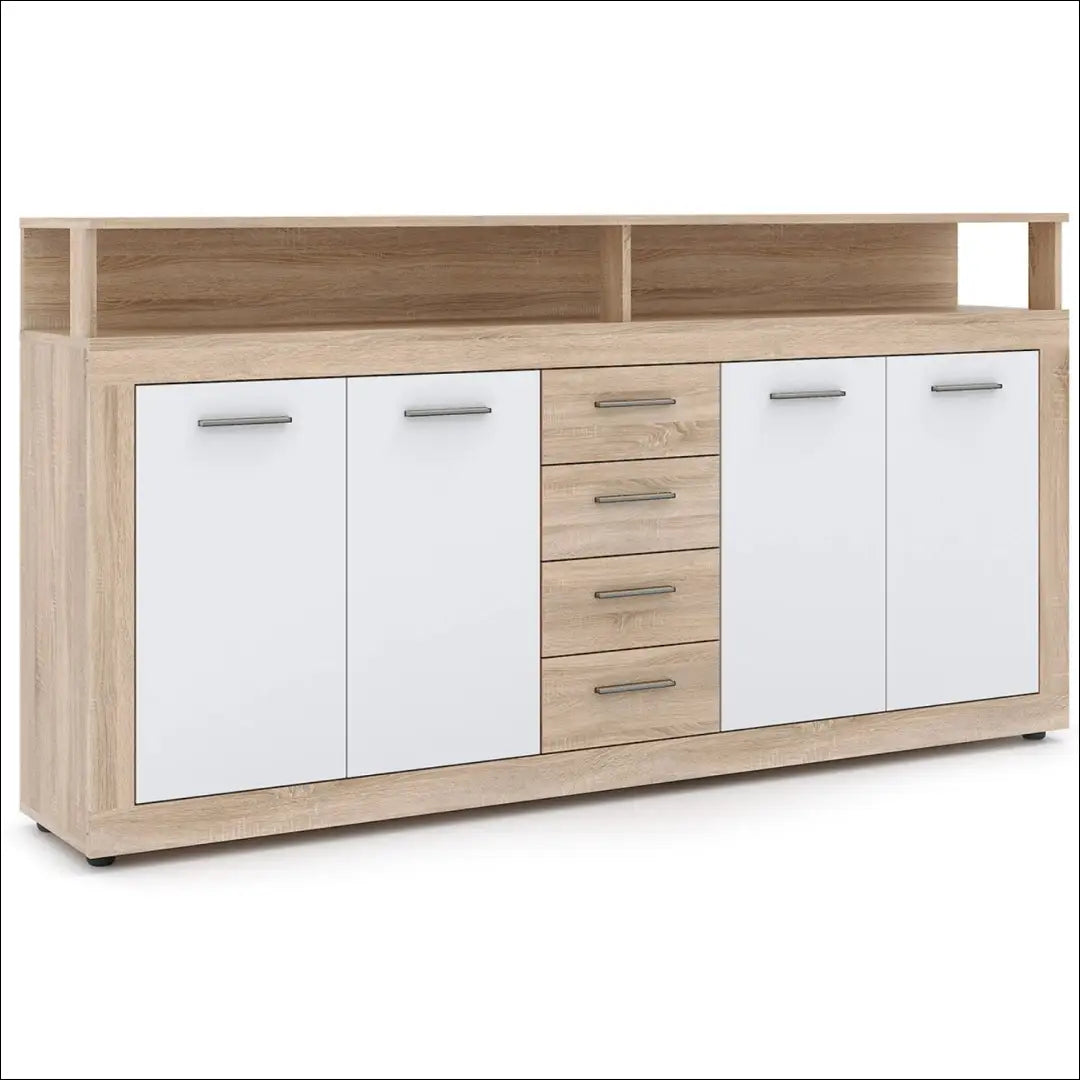 Komoda baltos spalvos / ąžuolo 190 cm TE1159 - €243 Save 15% __label:Pristatymas 5-14 d.d., elite, Komody, over-200,