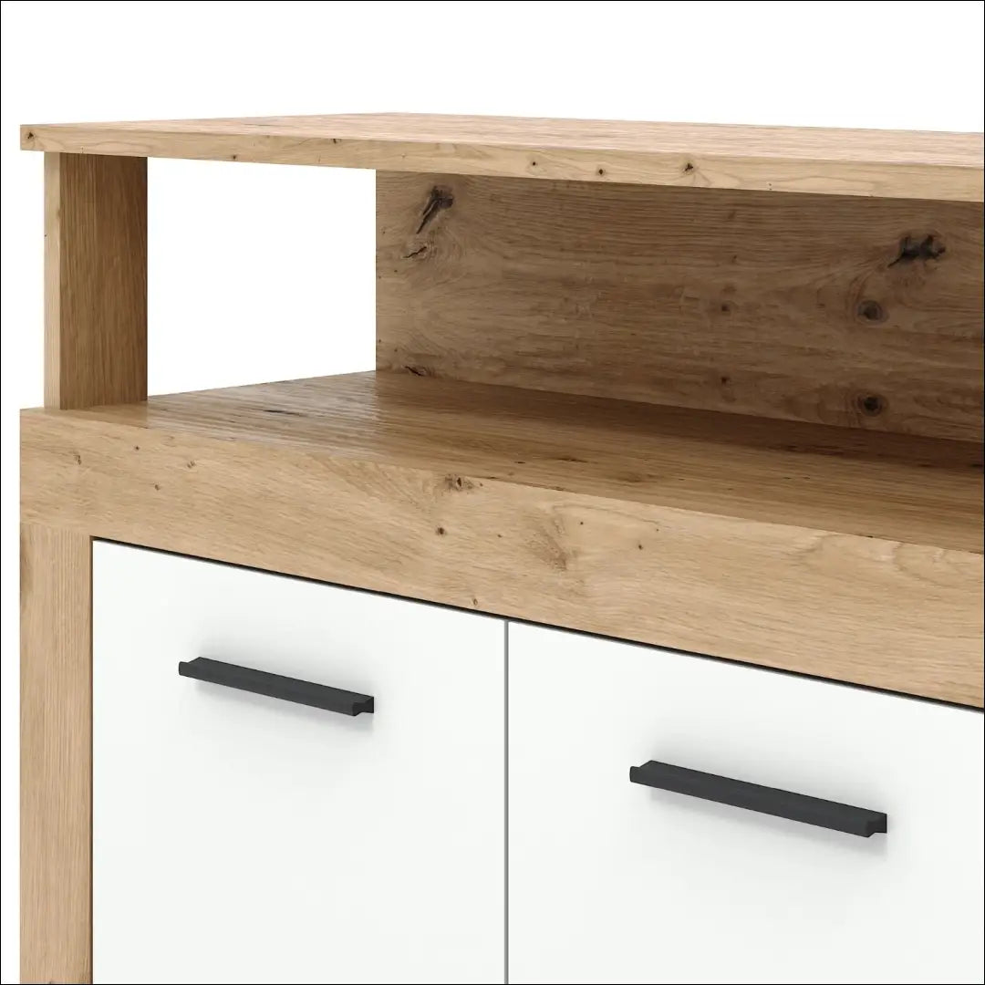Komoda baltos spalvos / ąžuolo 190 cm TE1195 - €243 Save 15% __label:Pristatymas 5-14 d.d., elite, Komody, over-200,