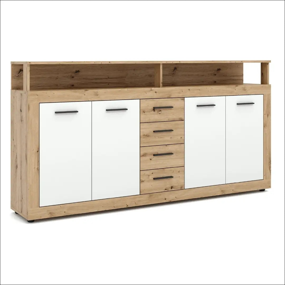 Komoda baltos spalvos / ąžuolo 190 cm TE1195 - €243 Save 15% __label:Pristatymas 5-14 d.d., elite, Komody, over-200,