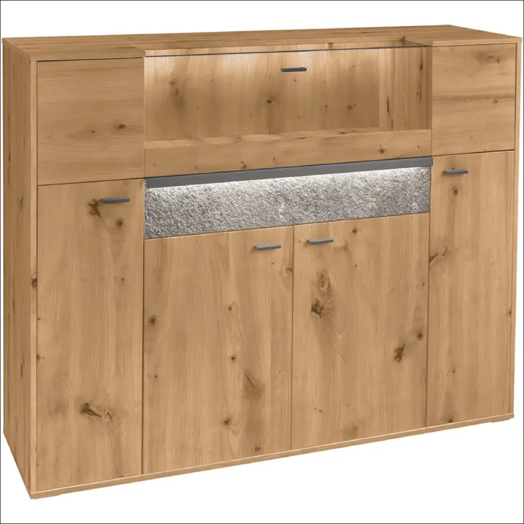 Komoda/Indauja su apšvietimu SI2354 - €540 Save 55% __label:Pristatymas 1-2 d.d., color-ruda, material-mediena,