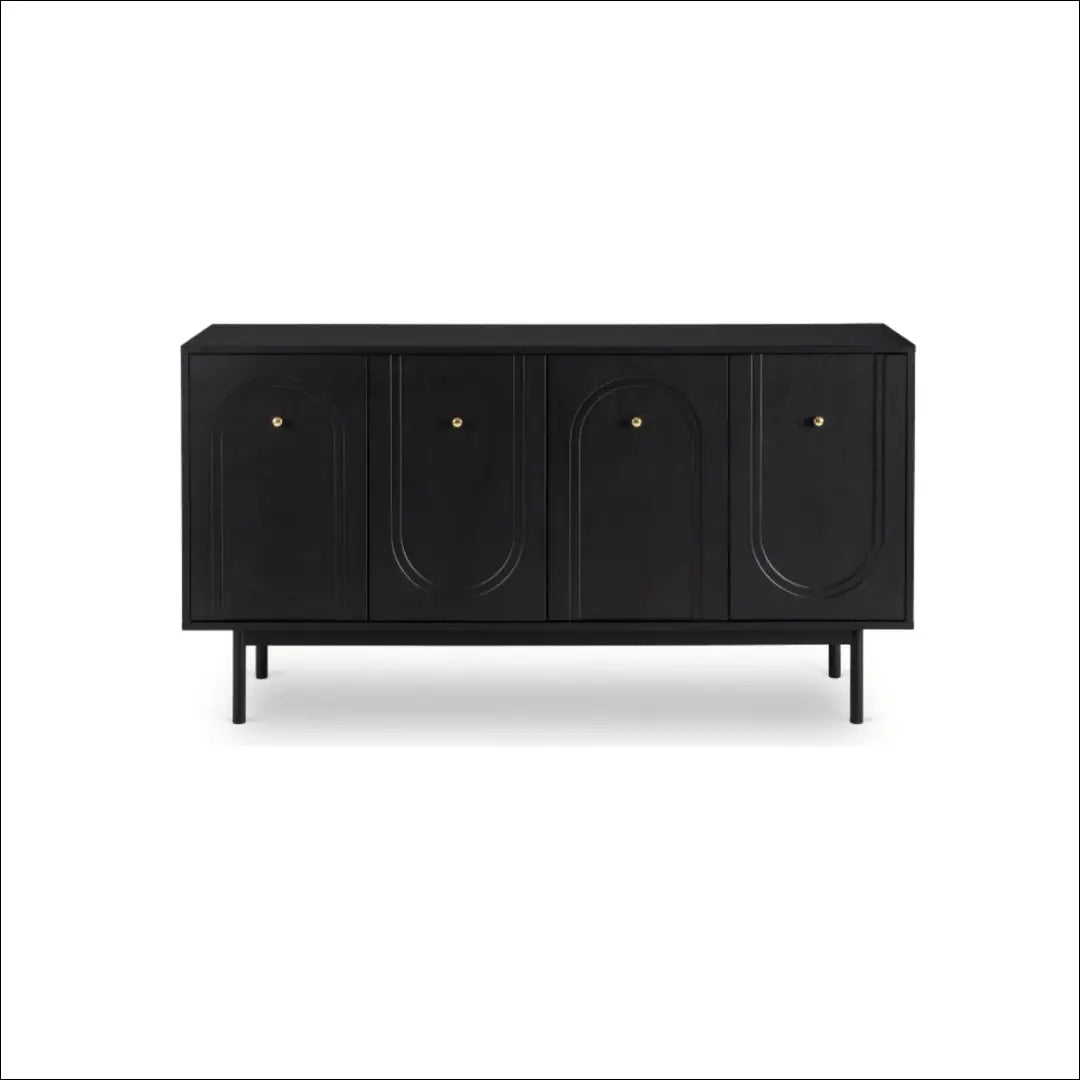 Komoda juodos spalvos 155 cm TE783 - €354 Save 15% __label:Pristatymas 5-14 d.d., elite, Meble skrzyniowe, over-200,