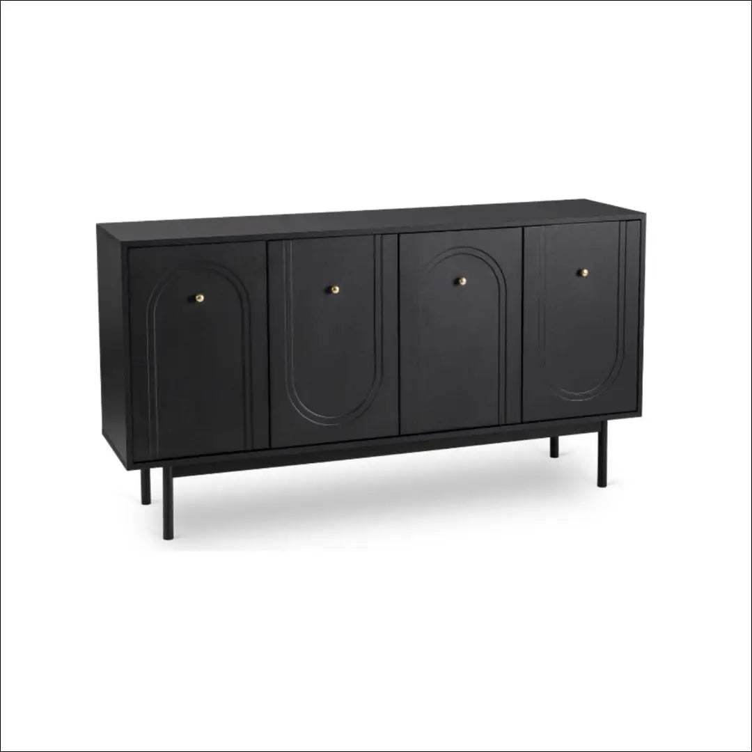 Komoda juodos spalvos 155 cm TE783 - €354 Save 15% __label:Pristatymas 5-14 d.d., elite, Meble skrzyniowe, over-200,