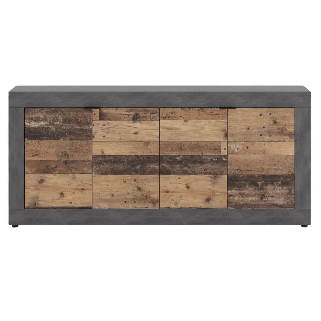 Komoda juodos spalvos / ąžuolo 180 cm TE1163 - €174 Save 15% 100-200, __label:Pristatymas 5-14 d.d., elite, Komody,