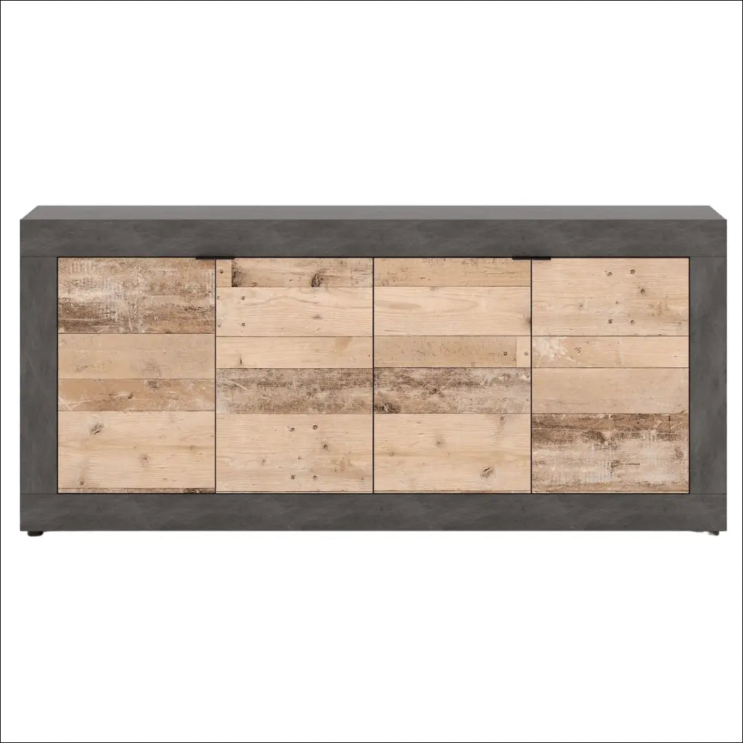 Komoda juodos spalvos / ąžuolo 180 cm TE1164 - €174 Save 15% 100-200, __label:Pristatymas 5-14 d.d., elite, uzsakomi,