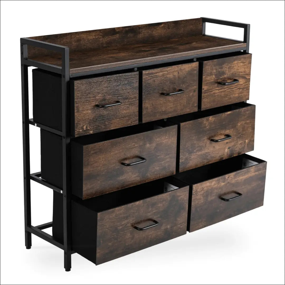 Komoda SI2224 - €110 Save 10% 100-200, __label:Pristatymas 1-2 d.d., color-juoda, color-ruda, komodos €100 to €200