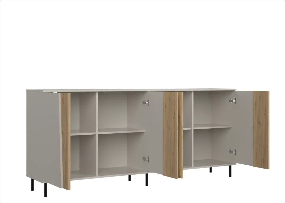 Komoda kašmyro/ąžuolo spalvos su 4 durelėmis KM010 - €242 Save 15% __label:Pristatymas 5-14 d.d., over-200, uzsakomi