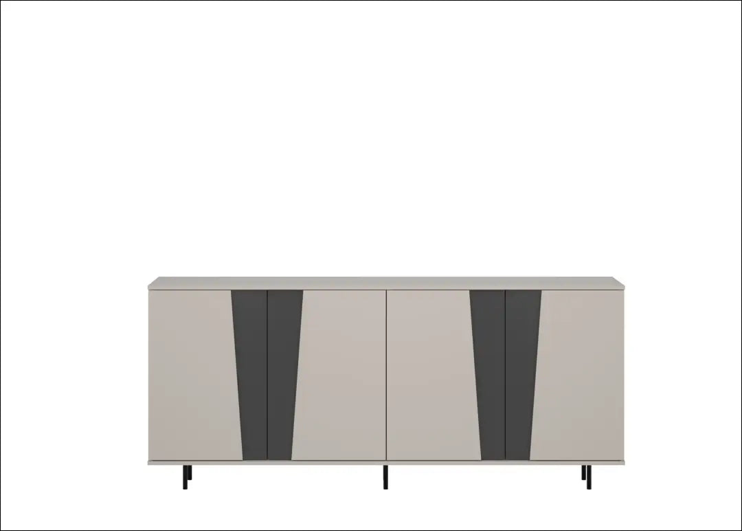 Komoda kašmyro/grafito spalvos su 4 durelėmis KM009 - €242 Save 15% __label:Pristatymas 5-14 d.d., over-200, uzsakomi