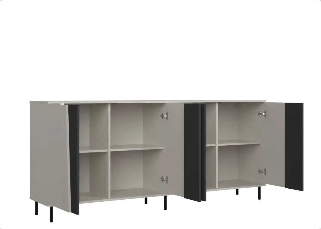 Komoda kašmyro/grafito spalvos su 4 durelėmis KM009 - €242 Save 15% __label:Pristatymas 5-14 d.d., over-200, uzsakomi