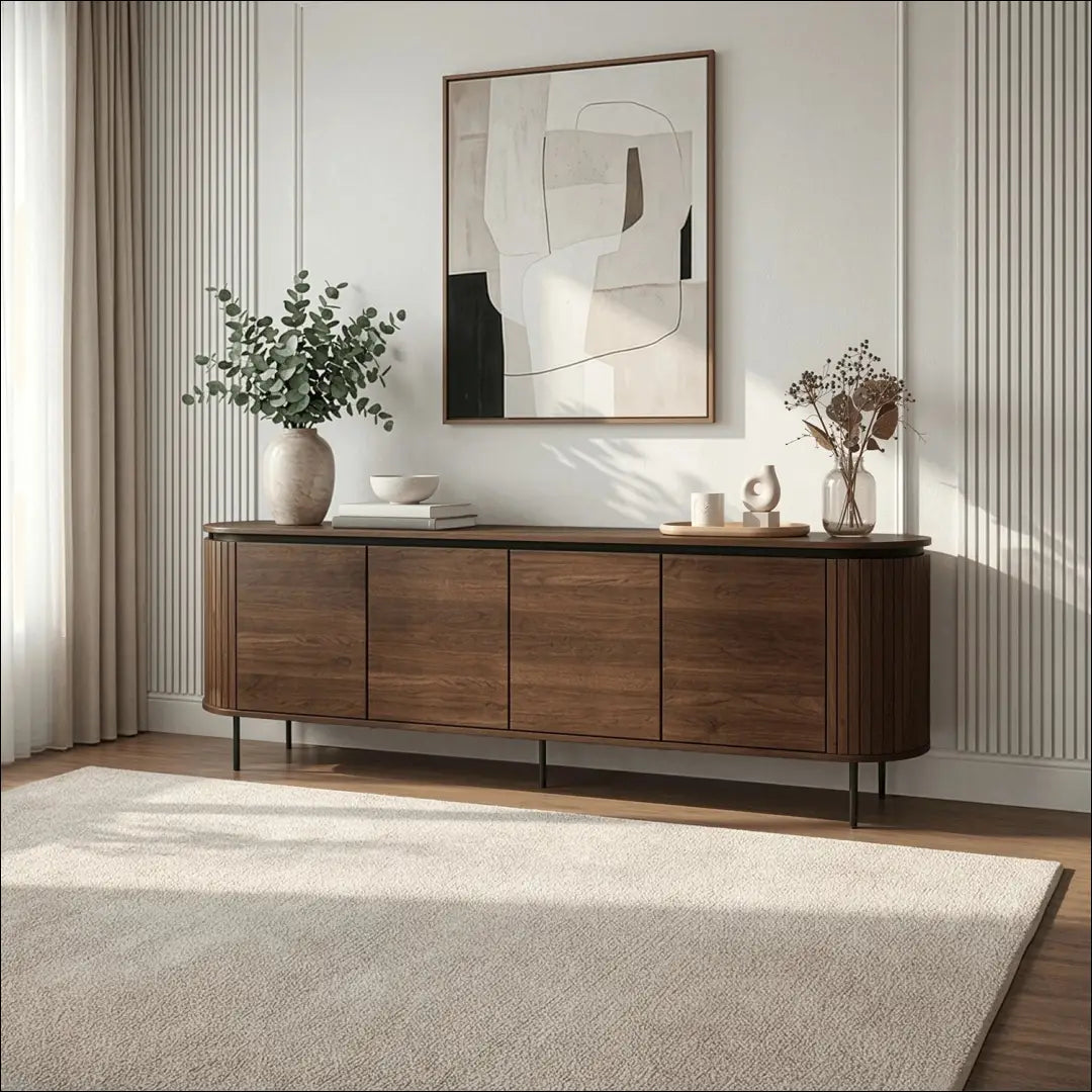 Komoda riešuto spalvos 200 cm TE1075 - €465 Save 15% __label:Pristatymas 5-14 d.d., elite, over-200, uzsakomi, uzsakomi