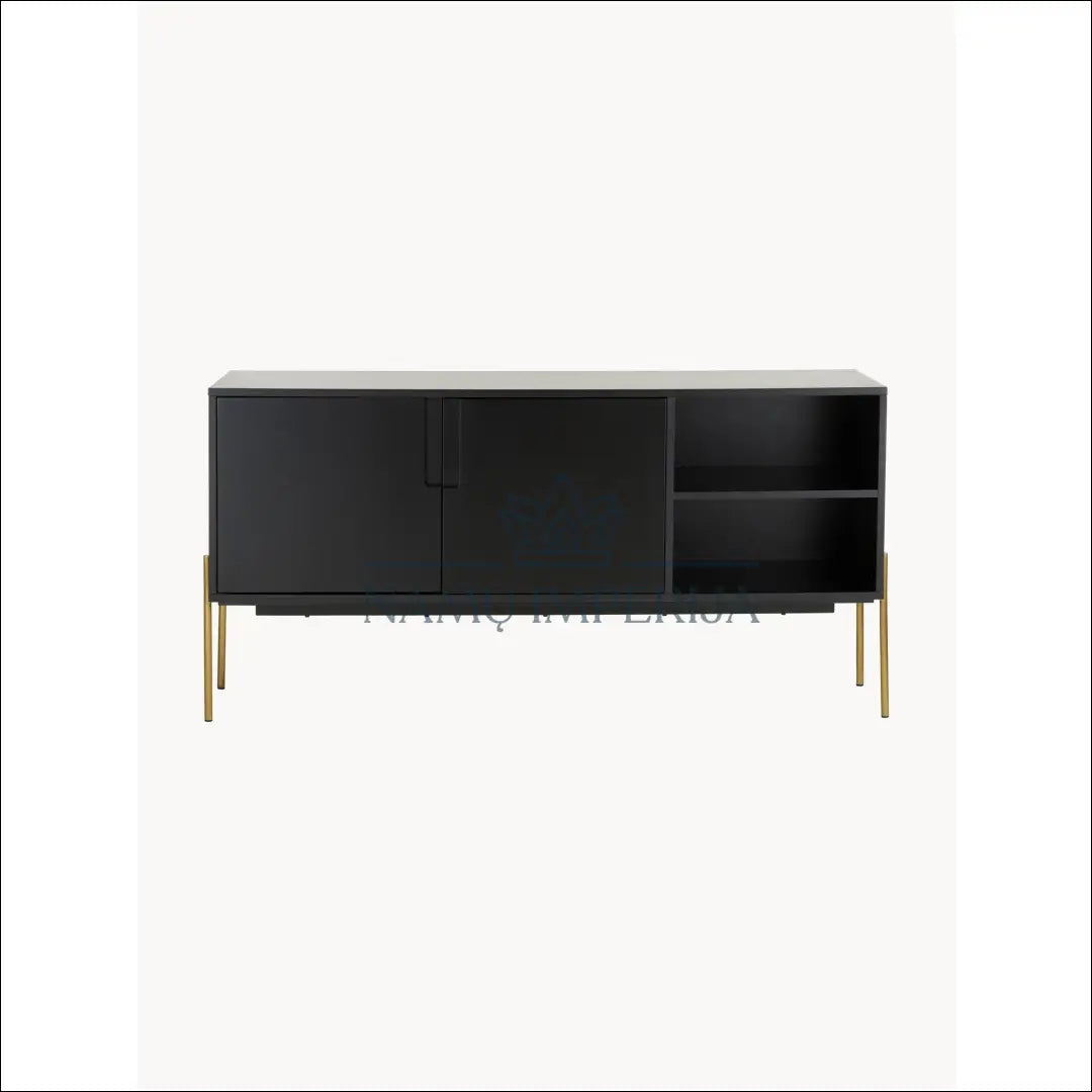 Komoda SI1145 - €280 Save 60% __label:Pristatymas 1-2 d.d., color-auksine, color-juoda, komodos, material-mdf Virš