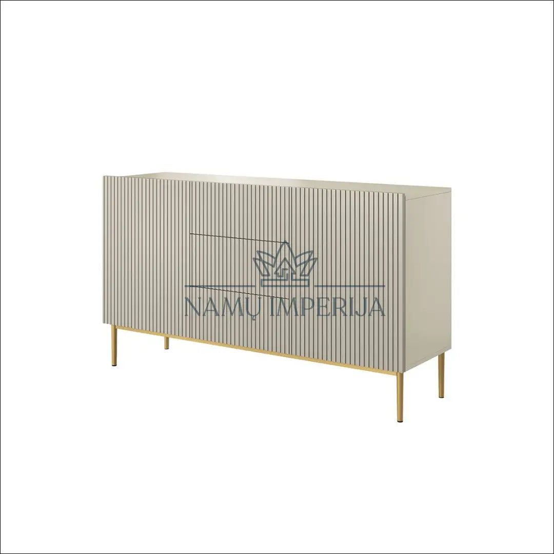 Komoda SI1479 - €244 Save 50% __label:Pristatymas 1-2 d.d., color-auksine, color-kremas, komodos, material-mdf Virš