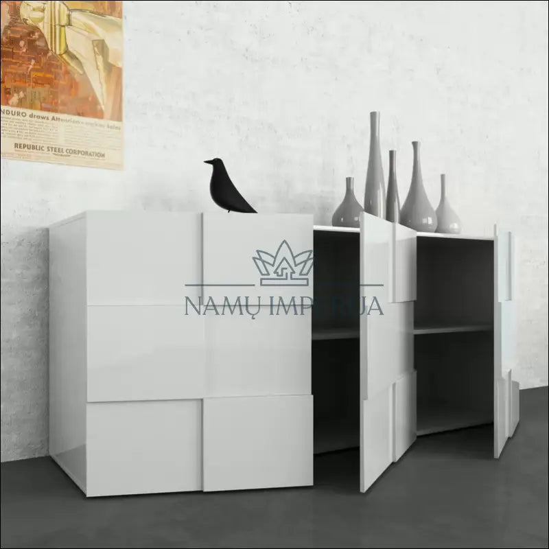 Komoda SI1655 - €240 Save 50% __label:Pristatymas 1-2 d.d., color-balta, komodos, material-mediena, miegamojo Virš €200