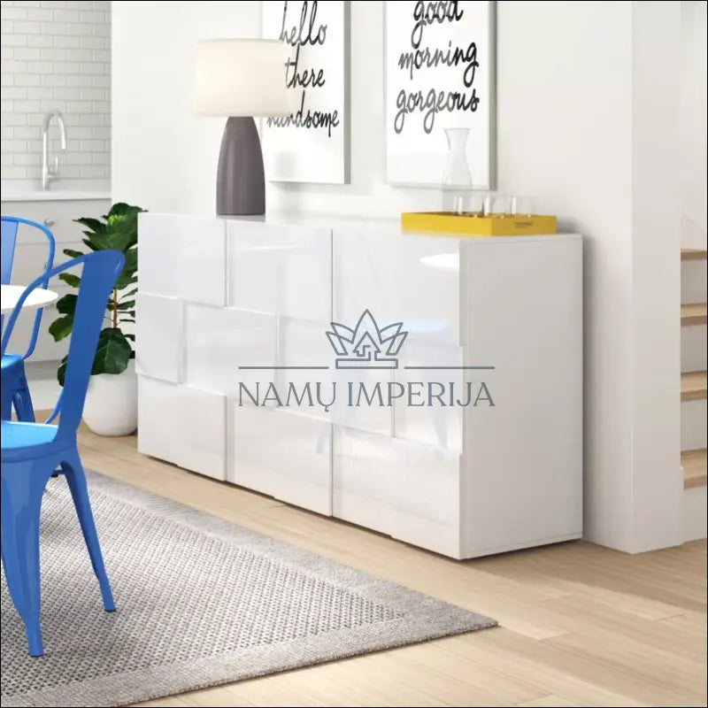 Komoda SI1655 - €240 Save 50% __label:Pristatymas 1-2 d.d., color-balta, komodos, material-mediena, miegamojo Virš €200