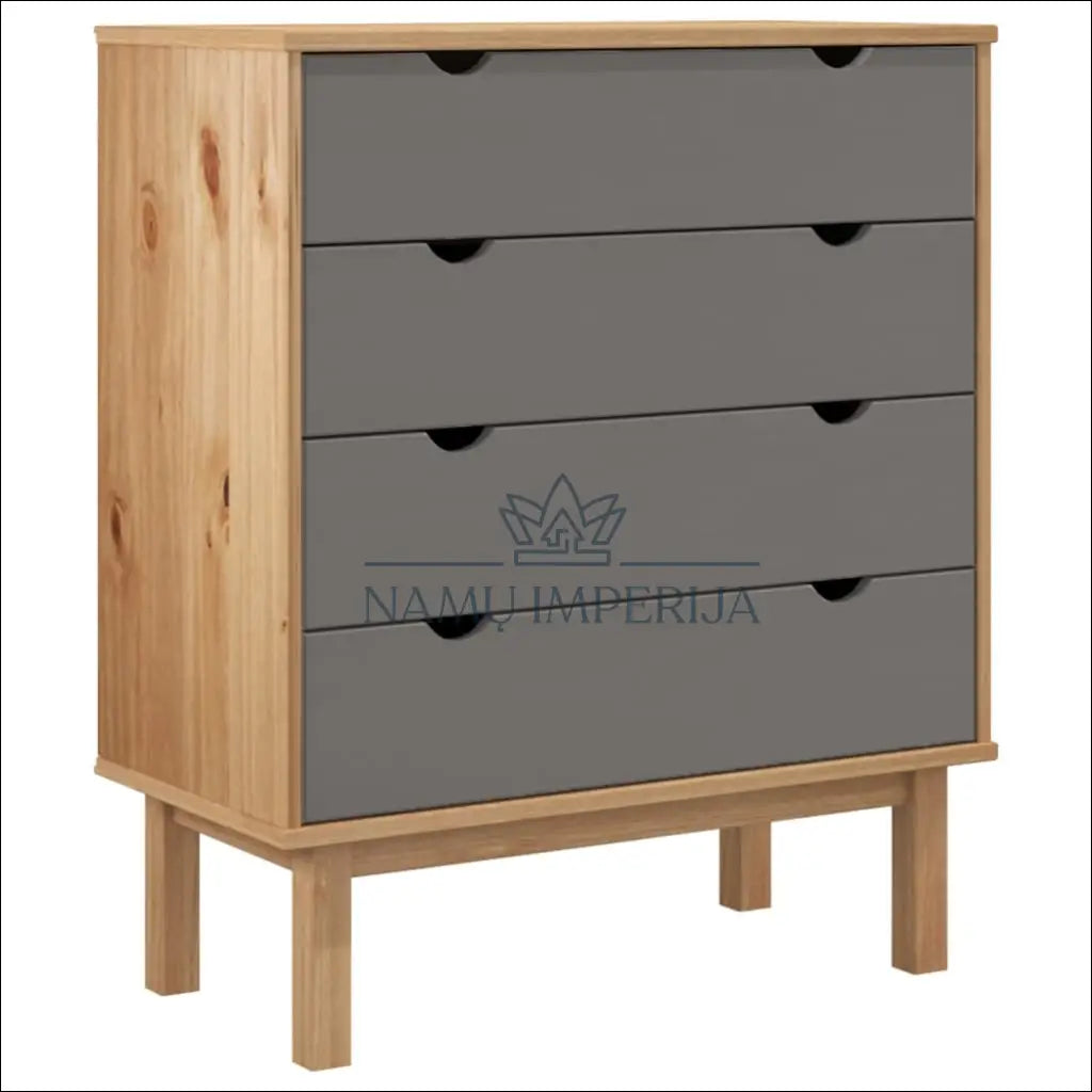 Komoda SI1662 - €65 Save 50% 50-100, __label:Pristatymas 1-2 d.d., color-pilka, color-ruda, komodos €50 to €100 | Namų
