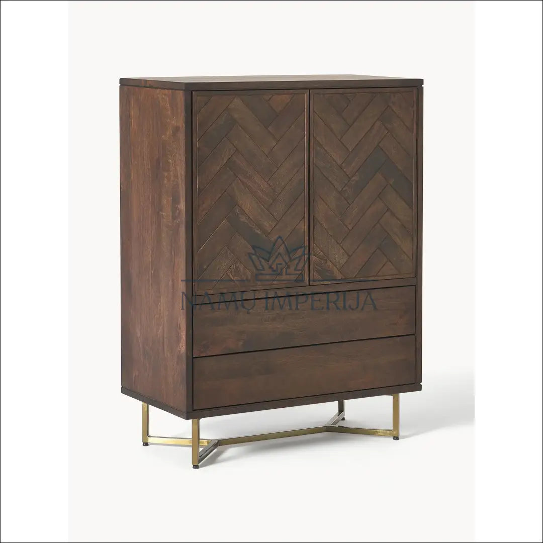 Komoda SI1783 - €550 Save 50% __label:Pristatymas 1-2 d.d., color-auksine, color-ruda, komodos, material-medzio-masyvas