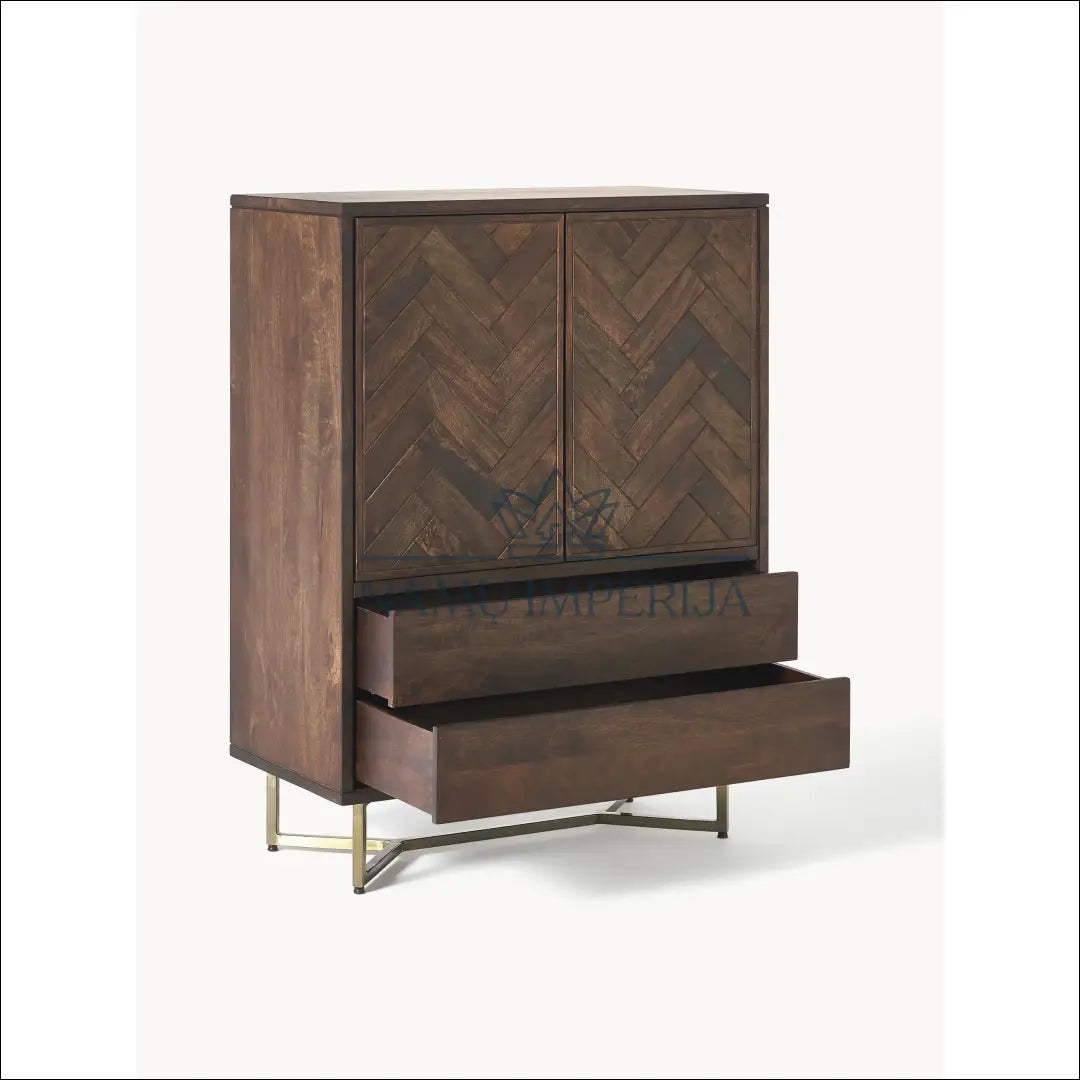Komoda SI1783 - €550 Save 50% __label:Pristatymas 1-2 d.d., color-auksine, color-ruda, komodos, material-medzio-masyvas