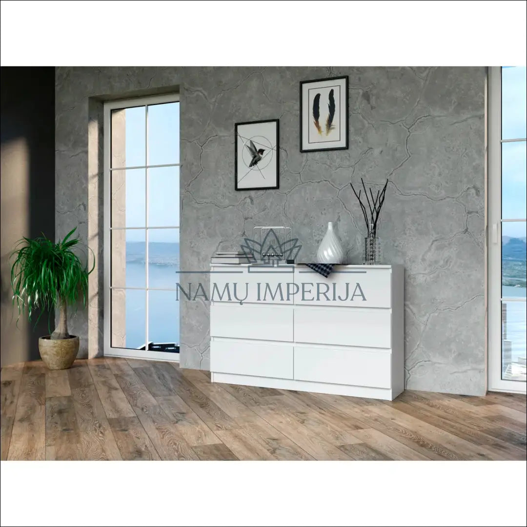 Komoda SI1795 €77 Save 50% 50 100, __label:Pristatymas 1 2 d.d., color balta, komodos, material mediena €50 to €100