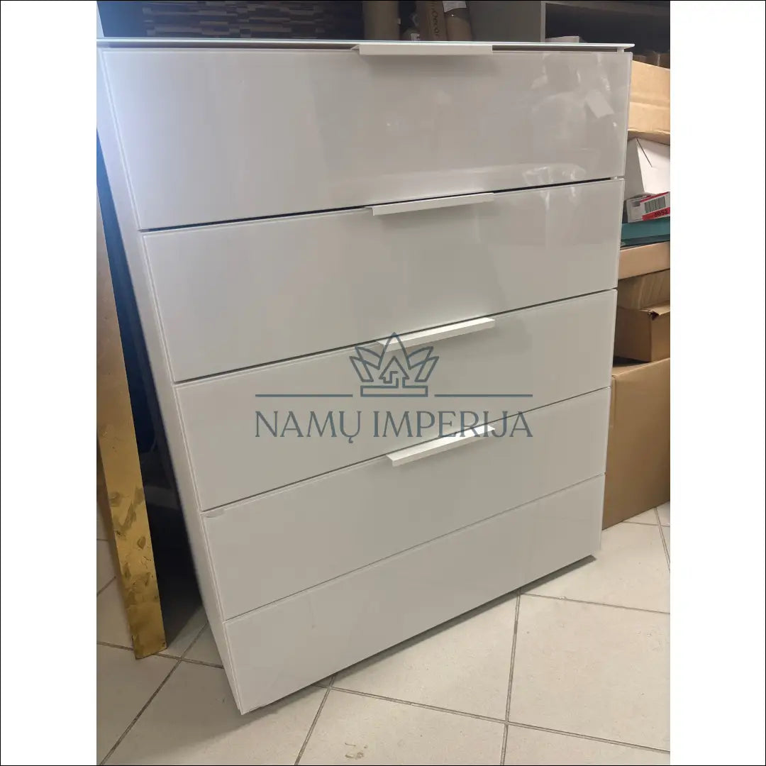 Komoda SI1797 €55 Save 80% 50 100, __label:Pristatymas 1 2 d.d., color balta, material mdf, stiklas €50 to €100