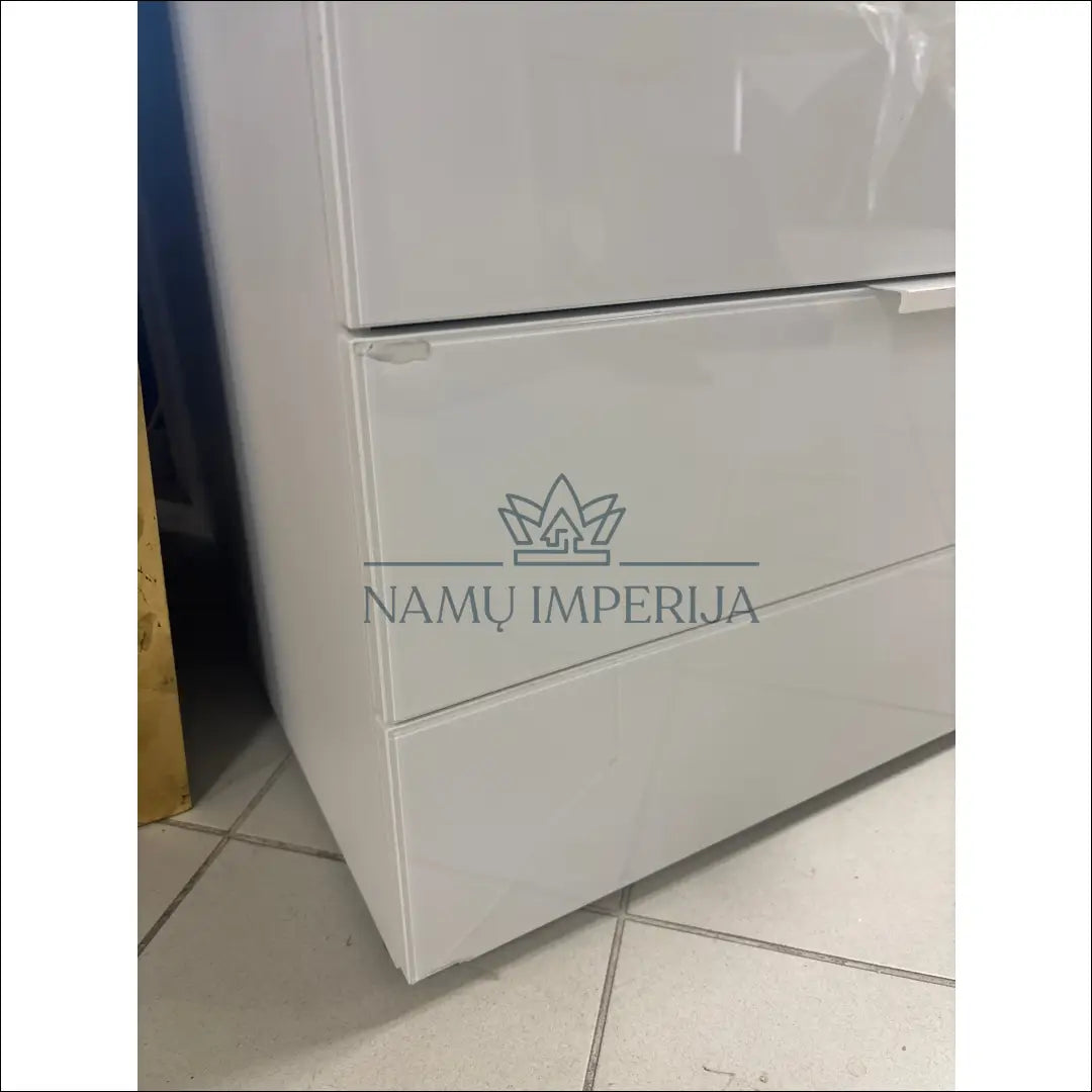 Komoda SI1797 €55 Save 80% 50 100, __label:Pristatymas 1 2 d.d., color balta, material mdf, stiklas €50 to €100
