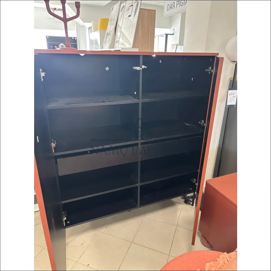 Komoda SI1802 €150 100 200, __label:Pristatymas 1 2 d.d., color ruda, material mdf, pazeistas €100 to €200 Dressers