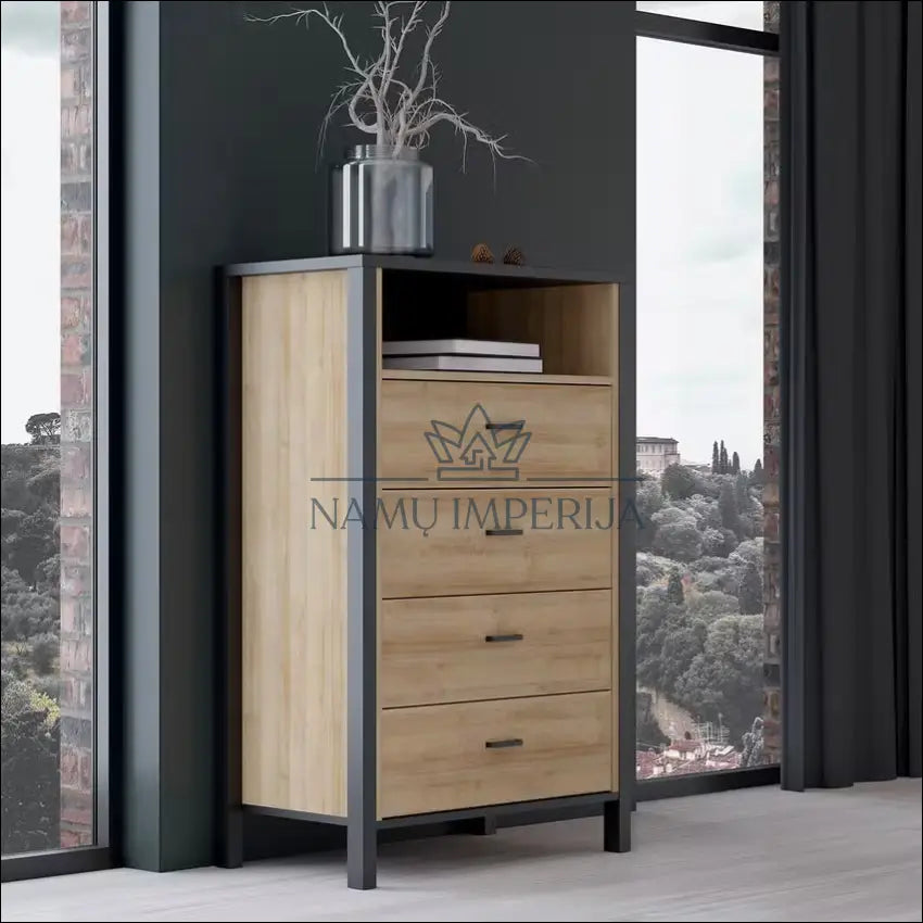 Komoda SI1803 €105 Save 50% 100 200, __label:Pristatymas 1 2 d.d., color juoda, ruda, komodos €100 to €200 | Namų