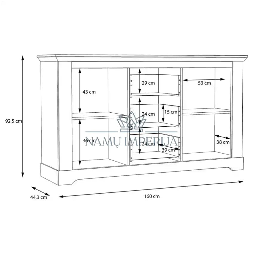 Komoda SI1814 €250 Save 50% __label:Pristatymas 1 2 d.d., biuro baldai, color balta, ruda, komodos Virš €200 Bathroom