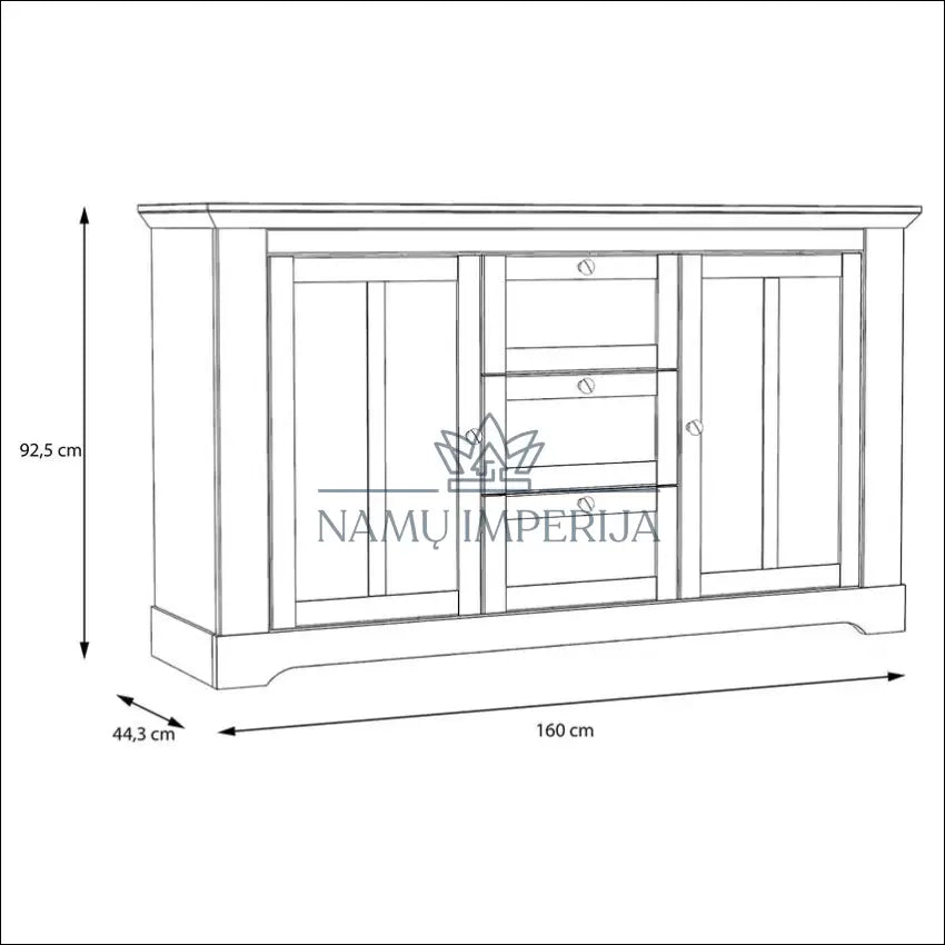 Komoda SI1814 €250 Save 50% __label:Pristatymas 1 2 d.d., biuro baldai, color balta, ruda, komodos Virš €200 Bathroom